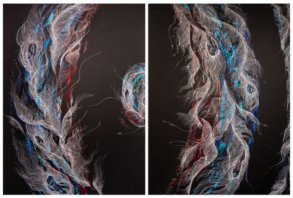 Rebuilding I and II - a Paint Artowrk by Natalia Revoniuk